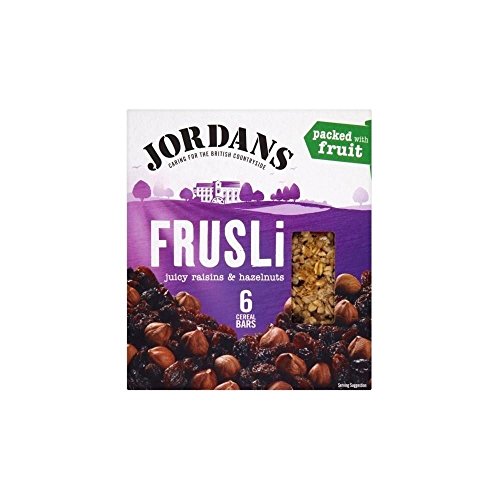 Jordans Frusli Raisin & Hazelnut Cereal Bars (6x30g) - Packung mit 2 von JORDANS