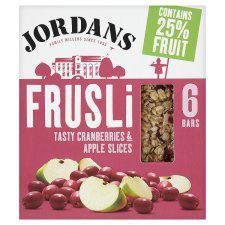 Jordans Frusli Tasty Cranberry & Apple Slices 6 X 33G von JORDANS