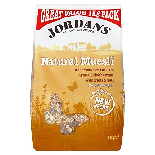 Jordans Natur Müsli (1 kg) - Packung mit 6 von JORDANS