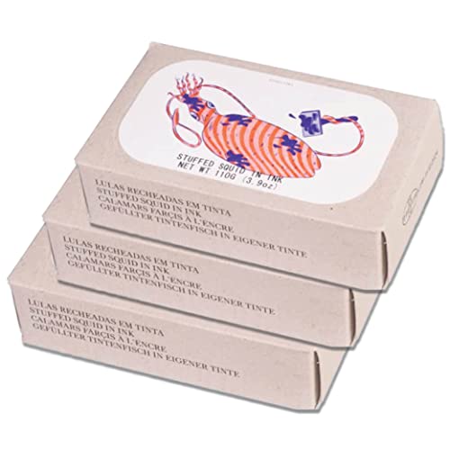 Jose Gourmet Gefüllte Tintenfische, 110 g, 3er-Pack von JOSE Gourmet