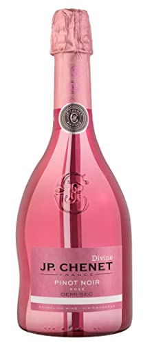 JP Chenet - Divine Pink, Pinot Noir, Rosé Halbtrocken Sekt, Wein aus Frankreich (1 x 0,75 L) von J.P. Chenet
