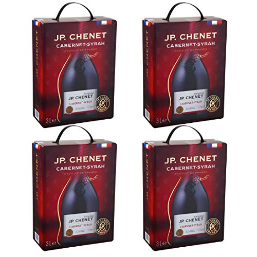 Bag-in-Box - IGP Oc Cabernet-Syrah - JP. Chenet - Frankreich - Languedoc-Roussillon - Rotwein, trocken, Box mit:4 Boxen von J.P. Chenet