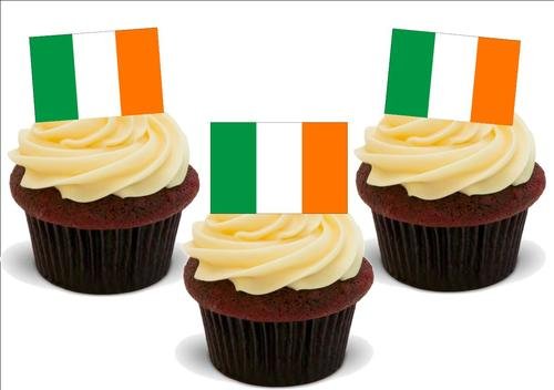 JPS Kuchendekoration mit irischer Flagge Irland, 12 Stück von JPS