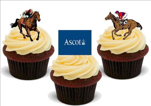 Racecourse Ascot Mix – 12 essbare Kuchendekorationen aus Premium-Waffelpapier Racecourse Ascot Mix – 12 essbare Kuchendekorationen aus Premium-Waffelpapier von JPS