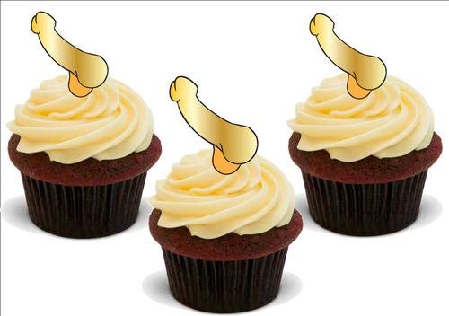 Willy Gold – 12 essbare Kuchendekorationen aus hochwertigem Oblatenpapier Willy Gold – 12 essbare Kuchendekorationen aus hochwertigem Oblatenpapier von JPS