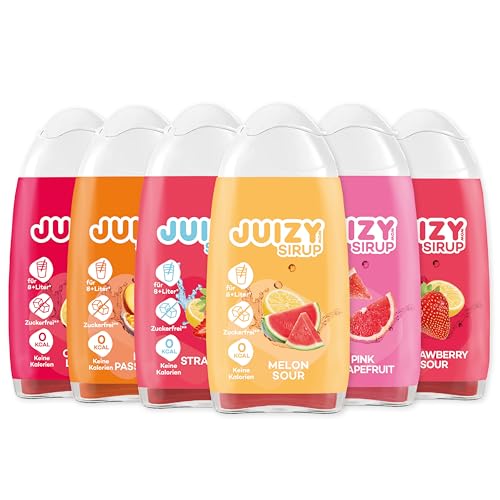 Black Deal Sirup Zuckerfrei | 6 x 65ml Deal-Mixed - Bis 72L Getränkesirup | Zero Kalorien | Vegan 6er Bundle - Fruch Konzentrat für SodaStream Wassersprudler | More Juice - Less Calories Black Deal Sirup Zuckerfrei | 6 x 65ml Deal-Mixed - Bis 72L Getränkesirup | Zero Kalorien | Vegan 6er Bundle - Fruch Konzentrat für SodaStream Wassersprudler | More Juice - Less Calories von JUIZY WOW