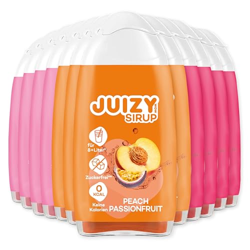 JUIZY WOW Sirup Zuckerfrei | 12 x 65ml Mix | Zero Kalorien | Vegan| Getränkekonzentrat Fertiggetränk | More Juice - Less Calories von JUIZY WOW