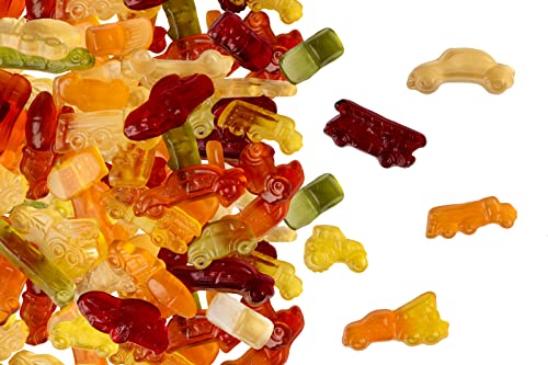 Fruchtgummi, Fruchtsaft Autos, laktosefrei, glutenfrei, 500 g Beutel von JUNG