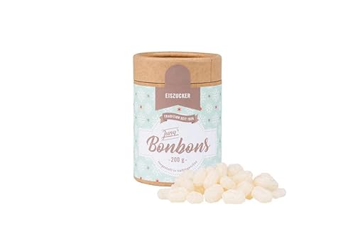 Jung's Eiszucker Bonbons, süße Bonbons, Retro, Vintage, Eco Dose aus nachhaltigem Papier, 200g Jung's Eiszucker Bonbons, süße Bonbons, Retro, Vintage, Eco Dose aus nachhaltigem Papier, 200g von JUNG