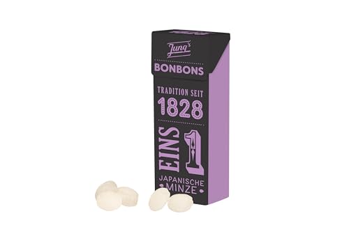 Jung´s Slim Box, japanische Minze, Bonbons, Praktisch für Unterwegs, Gastgeschenk, Kinder Geburtstag, Schulbeginn, Atemfrische 25g Jung´s Slim Box, japanische Minze, Bonbons, Praktisch für Unterwegs, Gastgeschenk, Kinder Geburtstag, Schulbeginn, Atemfrische 25g von JUNG