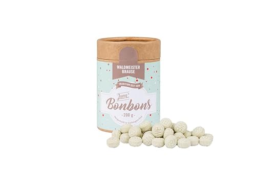 Jung's Waldmeister-Brause Bonbons, süße Bonbons, Retro, Vintage, Eco Dose aus nachhaltigem Papier, 200g von JUNG
