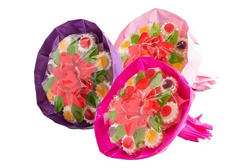 Look-o-Look Fruchtgummi Blumenstrauß, Fruchtgummi-Herzen und Fruchtgummi-Blumen in einem Blumenstrauß gebunden, Geburtstag, Muttertag, Hochzeitstag Look-o-Look Fruchtgummi Blumenstrauß, Fruchtgummi-Herzen und Fruchtgummi-Blumen in einem Blumenstrauß gebunden, Geburtstag, Muttertag, Hochzeitstag von JUNG
