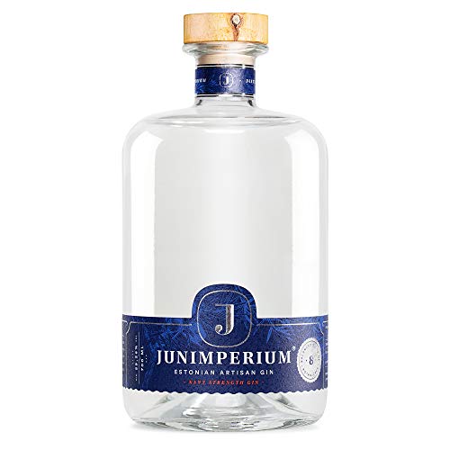 Junimperium Navy Strength Gin 59,26% vol. (1 x 0,7 l) | Artisan Gin aus Estland mit 4 Wacholderarten und sorgfältig ausgewählten Botanicals von JUNIMPERIUM
