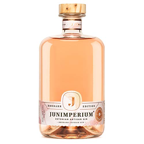 Junimperium Rhabarber Gin 40% vol. (1 x 0,7 l) | Artisan Gin aus Estland mit Rhabarber und heimischen Gewürzen von JUNIMPERIUM