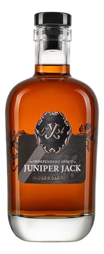 JUNIPER JACK "Smoke & Oak" Gin | 0,5 l Flasche | 46,5% vol. Alk. | Lapsang Souchong Tee | Fasslagerung | handcrafted & Small Batch Gin von JUNIPER JACK