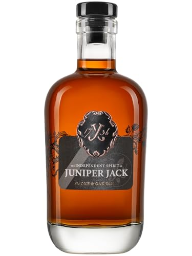 JUNIPER JACK "Smoke & Oak" Gin | 0,5 l Flasche | 46,5% vol. Alk. | Lapsang Souchong Tee | Fasslagerung | handcrafted & Small Batch Gin von JUNIPER JACK