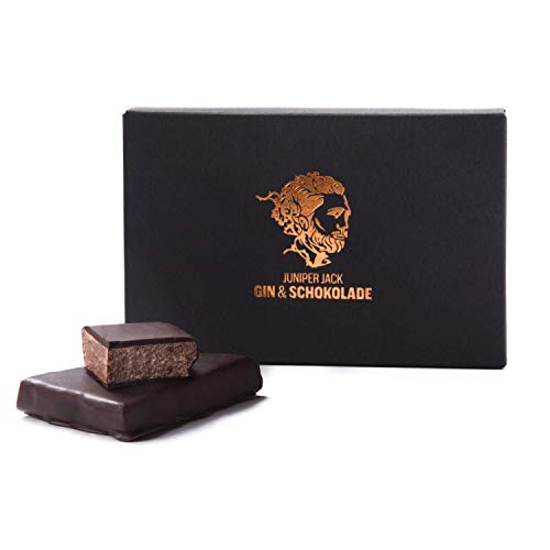 Gin-Schokolade by JUNIPER JACK 100 g Tafel | edle Schokolade mit 5% London Dry Gin | umhüllt von herber Zartbitter Schokolade | Gin Schokolade | handwerkliche Einzelfertigung Gin-Schokolade by JUNIPER JACK 100 g Tafel | edle Schokolade mit 5% London Dry Gin | umhüllt von herber Zartbitter Schokolade | Gin Schokolade | handwerkliche Einzelfertigung von JUNIPER JACK
