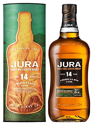 Jura 14 Years Old American Rye Cask Single Malt Scotch Whisky 40% Vol. 0,7l in Geschenkbox von Jura
