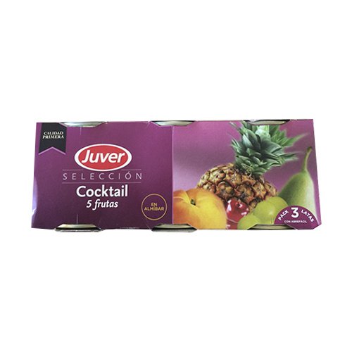 Cocktail 5 Frutas en Almibar Juver Selección 3 x 140gr Cocktail 5 Frutas en Almibar Juver Selección 3 x 140gr von JUVER