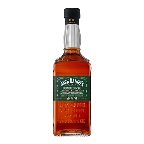 Jack Daniel's Bonded Rye - Tennessee Whiskey - Super Premium - Komplexer Geschmack mit Noten von Trockenfrüchten, Toffee und Karamell -0.7L/50% Vol von Jack Daniel's