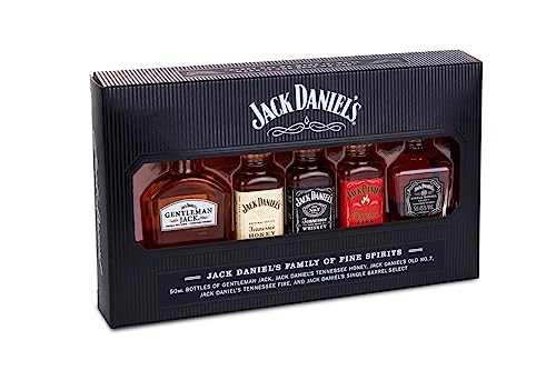 Jack Daniel's FAMILY OF FINE SPIRITS 40% Vol. 5 x 0,05l in Geschenkbox Whisky von Jack Daniel's