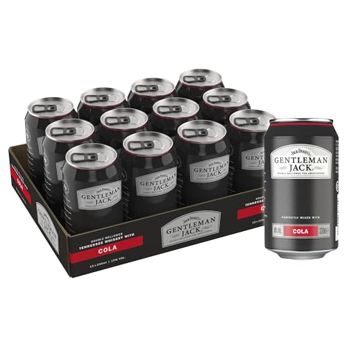 Jack Daniel's Gentleman Jack & Cola - Tennesee Whiskey - Whiskey Noten treffen auf klassische Cola 12 x 0.33L/ 10% Vol. Jack Daniel's Gentleman Jack & Cola - Tennesee Whiskey - Whiskey Noten treffen auf klassische Cola 12 x 0.33L/ 10% Vol. von Jack Daniel's