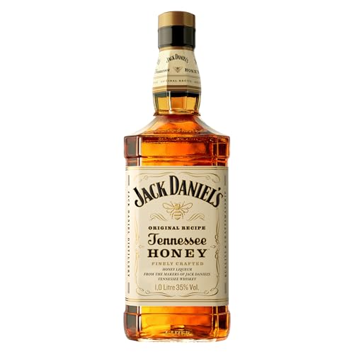 Jack Daniel's Tennessee Honey - Tennessee Whiskey - Echter Honig, mit feinen Noten von Schokolade - 1.0L/35% Vol. von Jack Daniel's Honey