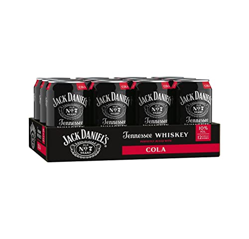 Jack Daniel's Jack & Cola - Tennessee Whiskey - Whiskey Noten treffen auf klassische Cola - 12 x 0.33L/10% Vol. von Jack Daniel's