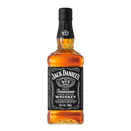Jack Daniel's Old No. 7 - Tennessee Whiskey - Karamell, Vanille und Noten von Eichenholz - 0.7L/ 40% Vol. Bourbon Whisky von Jack Daniel's