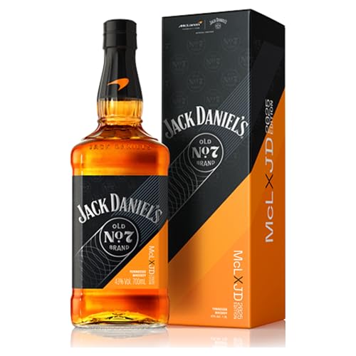Jack Daniel's Old No.7 - Tennessee Whiskey - McLaren Limited Edition 2025 - Zwei ikonische Marken, eine unverwechselbare Flasche - In edler Geschenkverpackung - 0.7L/43% Vol. Jack Daniel's Old No.7 - Tennessee Whiskey - McLaren Limited Edition 2025 - Zwei ikonische Marken, eine unverwechselbare Flasche - In edler Geschenkverpackung - 0.7L/43% Vol. von Jack Daniel's