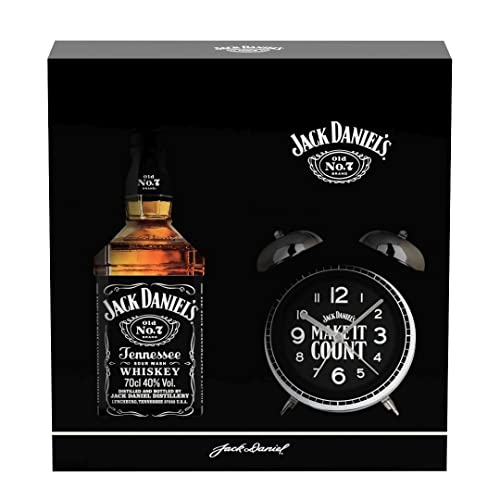 Jack Daniel's Tennessee Whiskey 40% Vol. 0,7l in Geschenkbox mit Wecker von Jack Daniel's