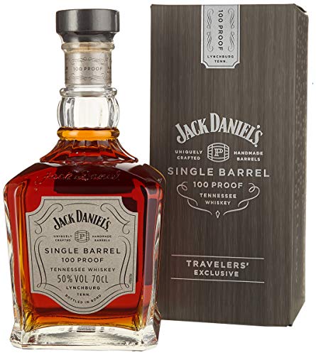 Jack Daniel's Single Barrel 100 Proof - Tennessee Whiskey - Inklusive Geschenkverpackung - Karamell, Vanille und dunkle Schokolade - 0.7L/ 50% Vol. von Jack Daniel's
