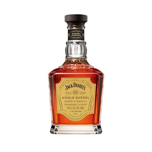 Jack Daniel's Single Barrel Barrel Strength - Tennessee Whiskey - Kraftvoll mit Noten von Vanille und leichtem Rauch - 0.7L/ 62.5% Vol. Jack Daniel's Single Barrel Barrel Strength - Tennessee Whiskey - Kraftvoll mit Noten von Vanille und leichtem Rauch - 0.7L/ 62.5% Vol. von JD Single Barrel Barrel Strength