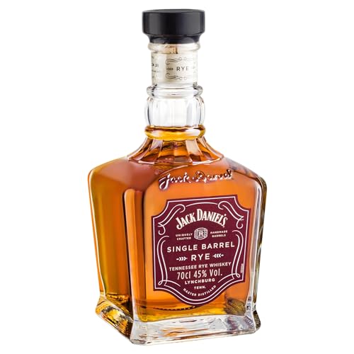 Jack Daniel's Single Barrel Tennessee Rye Whiskey - Vanille, Karamell und Roggengewürze - 0,7l/ 45% Vol. von Jack Daniel's