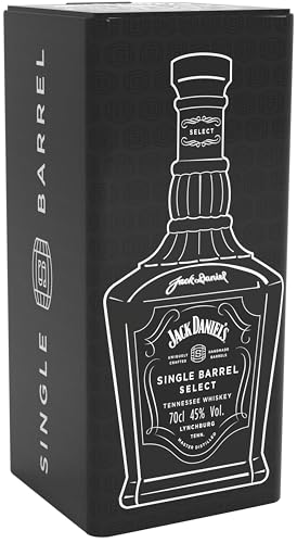 Jack Daniel‘s Single Barrel Select - Tennessee Whiskey - Limitierte Geschenkverpackung - Süße Vanille, schwere Eiche und dunkle Kirschen - 0.7L/ 45% Vol. von Jack Daniel's