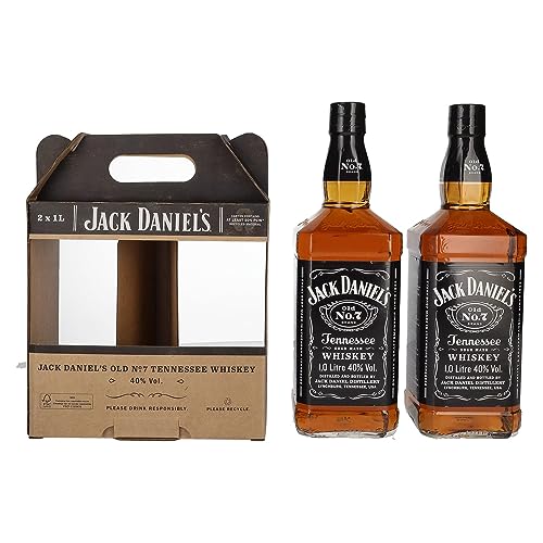 Jack Daniel's Tennesse Whiskey TWINPACK 40% Vol. 2x1l in Geschenkbox von Jack Daniel's