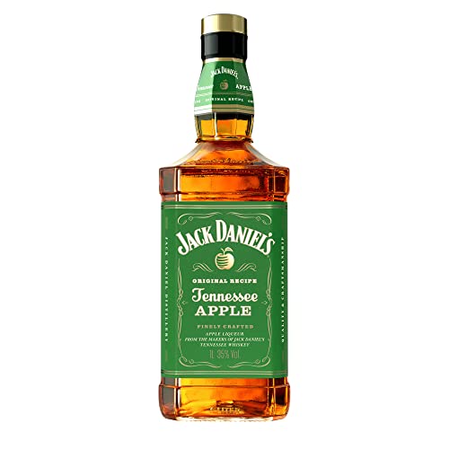 Jack Daniel's Tennessee Apple - Tennessee Whiskey - Ein Mix aus knackigen Äpfeln und süßen Karamell-Noten - 1.0L/ 35% Vol. von Jack Daniel's