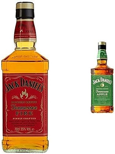 Jack Daniel's Tennessee Fire Whiskey - 1 x 0.7L 35% Vol. & Jack Daniel's Tennessee Apple Whiskey - 0.7L/ 35% Vol. von Jack Daniel's