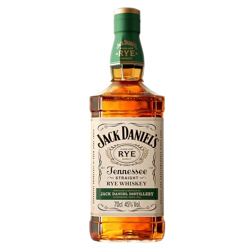Jack Daniel's Tennessee Rye - Tennessee Whiskey - Mit süßen Karamell- und kräftigen Gewürz-Noten - 0.7l / 45% Vol. Jack Daniel's Tennessee Rye - Tennessee Whiskey - Mit süßen Karamell- und kräftigen Gewürz-Noten - 0.7l / 45% Vol. von Jack Daniel’s Tennessee Whiskey