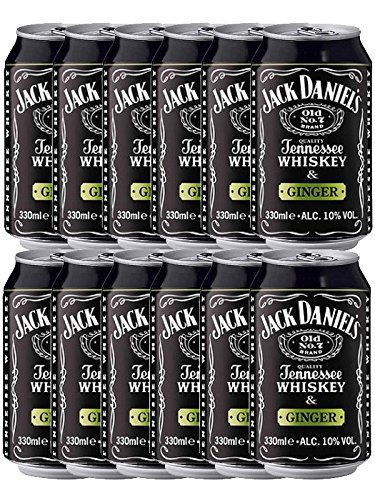 Jack Daniels & Ginger in Dose 12 x 0,33 Liter von Jack Daniel`s