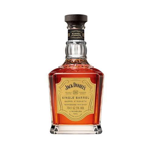 Jack Daniel's Single Barrel Barrel Strength Tennessee Whiskey - Kraftvoll mit Noten von Vanille und leichtem Rauch - 0.7L/ 64,5% Vol. von Jack Daniel's