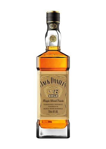 Jack Daniel's No. 27 Gold Tennessee Whiskey - Walnuss mit einem Hauch Vanille und einer Spur Schokolade - 0.7L/ 40% Vol. von Jack Daniel's