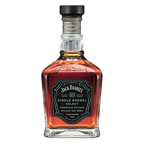 Jack Daniel‘s Bourbon Whisky, Single Barrel Select Tennessee Whiskey - Süße Vanille, schwere Eiche und dunkle Kirschen - 0.7L/ 45% Vol | 700 ml (1er Pack) von Jack Daniel's