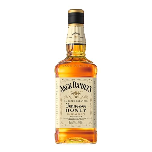 Jack Daniel's Tennessee Honey - Tennessee Whiskey - Echter Honig, mit feinen Noten von Schokolade - 0.7L/35% Vol. von Jack Daniel´s Tennessee Honey