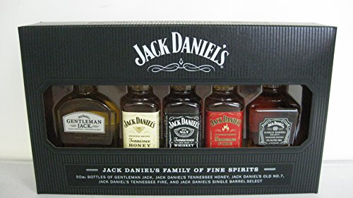 Jack Daniels Geschenkset Mini je 0,05l Family of Fine Spirits von Jack Daniel's