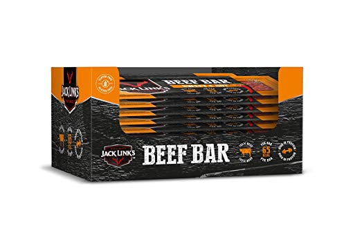 Jack Link's Beef Bar Sweet & Hot – 14er Pack (14 x 22,5 g) – Proteinreicher Rindfleisch Riegel – getrocknetes High–Protein Rindfleisch – glutenfrei von Jack Link's