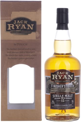 Jack Ryan 12 Years Old FINISHER'S TOUCH Single Malt Irish Whiskey Madeira Finish 46% Vol. 0,7l in Geschenkbox von Jack Ryan