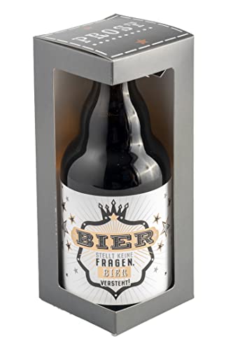 Jack`s Bierflasche "BIER STELLT KEINE FRAGEN, BIER VERSTEHT!" mit Geschenkverpackung 0,33 l/Männergeschenk/Zum Geburtstag/Party Jack`s Bierflasche "BIER STELLT KEINE FRAGEN, BIER VERSTEHT!" mit Geschenkverpackung 0,33 l/Männergeschenk/Zum Geburtstag/Party von Jack´s