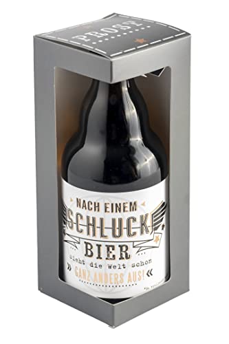 Jack´s Jack`s Bierflasche''NACH EINEM SCLUCK BIER-SIEHT DIE WELT SCHON GANZ ANDERS AUS'' mit Geschenkverpackung 0,33 l/Männergeschenk/Zum Geburtstag/Party Jack´s Jack`s Bierflasche''NACH EINEM SCLUCK BIER-SIEHT DIE WELT SCHON GANZ ANDERS AUS'' mit Geschenkverpackung 0,33 l/Männergeschenk/Zum Geburtstag/Party von Jack´s