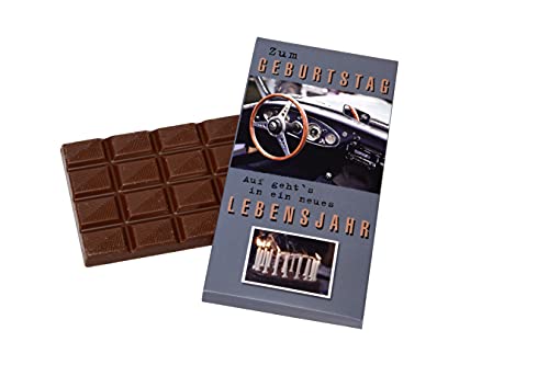 Jack's Geburtstagsschokolade/Männer - Schokolade/Vollmilchschokolade/Schöne Geschenkidee / 100g von Jack's